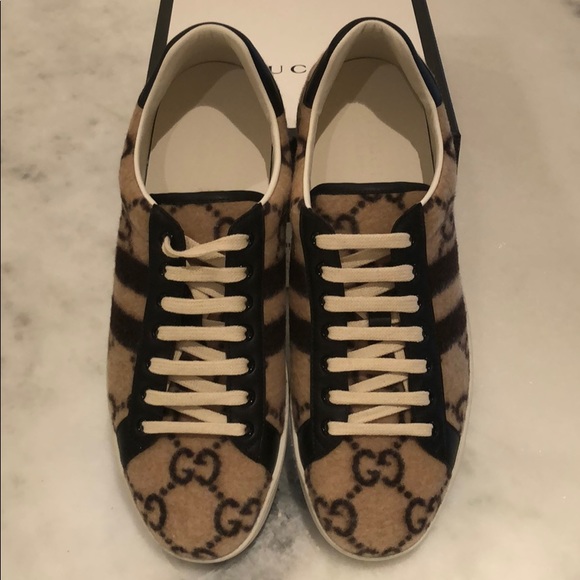 Authentic Gucci Covered Wool Sneaker - Picture 8 of 8